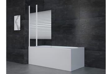 Knutby Dusjvegg 100x140 cm - Hvit - Hus & oppussing - Kjøkken & bad - Baderom - Dusjer