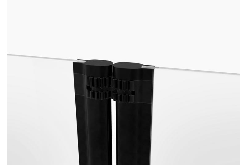 Knutby Dusjvegg 140 cm - Svart - Hus & oppussing - Kjøkken & bad - Baderom - Dusjer