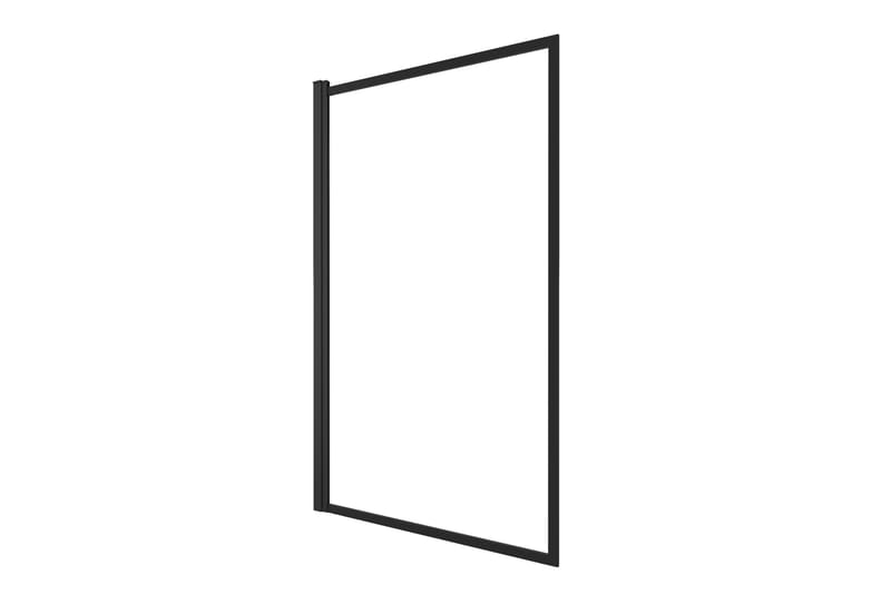 Knutby Dusjvegg 75x130 cm - Svart - Hus & oppussing - Kjøkken & bad - Baderom - Dusjer