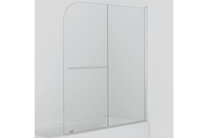 Leddet dusjdør med 2 paneler ESG 120x140 cm - Hus & oppussing - Kjøkken & bad - Baderom - Dusjer