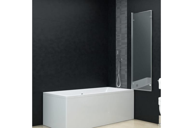 Leddet dusjdør med 3 paneler ESG 130x138 cm - Hus & oppussing - Kjøkken & bad - Baderom - Dusjer