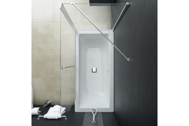 Leddet dusjkabinett ESG 120x68x130 cm - Hus & oppussing - Kjøkken & bad - Baderom - Dusjer