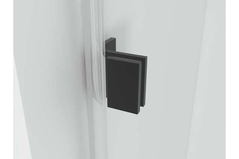 Meselefors Dusjvegg 140 cm - Svart - Hus & oppussing - Kjøkken & bad - Baderom - Dusjer - Dusjvegger