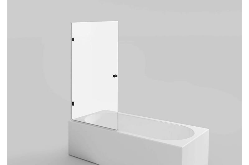 Meselefors Dusjvegg 140 cm - Svart - Hus & oppussing - Kjøkken & bad - Baderom - Dusjer - Dusjvegger