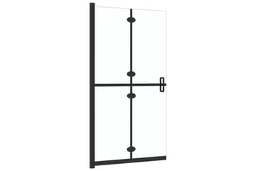 Sammenleggbar dusjvegg med klart ESG-glass 120x190 cm - Gjennomsiktig - Hus & oppussing - Kjøkken & bad - Baderom - Dusjer