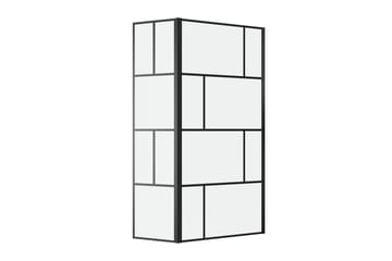 Sörby Dusjvegg 130x195 cm - Svart - Hus & oppussing - Kjøkken & bad - Baderom - Dusjer