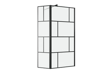 Sörby Dusjvegg 130x195 cm - Svart - Hus & oppussing - Kjøkken & bad - Baderom - Dusjer