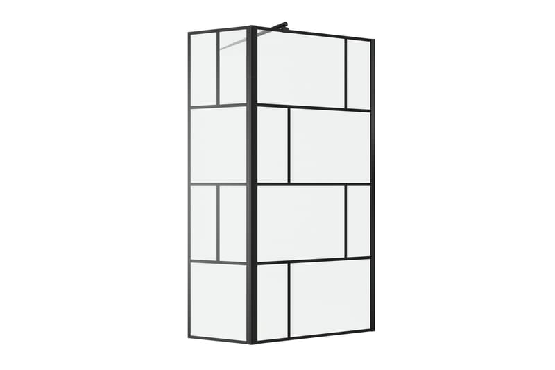 Sörby Dusjvegg 130x195 cm - Svart - Hus & oppussing - Kjøkken & bad - Baderom - Dusjer