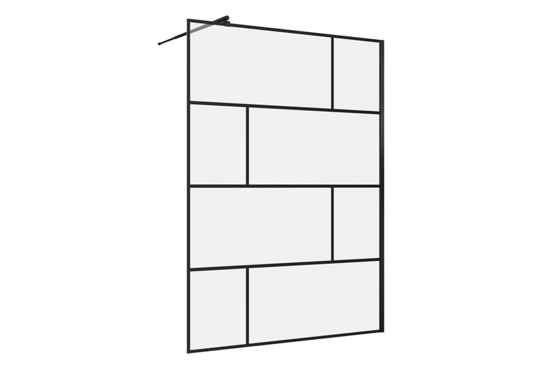 Sörby Dusjvegg 140x195 cm - Svart - Hus & oppussing - Kjøkken & bad - Baderom - Dusjer