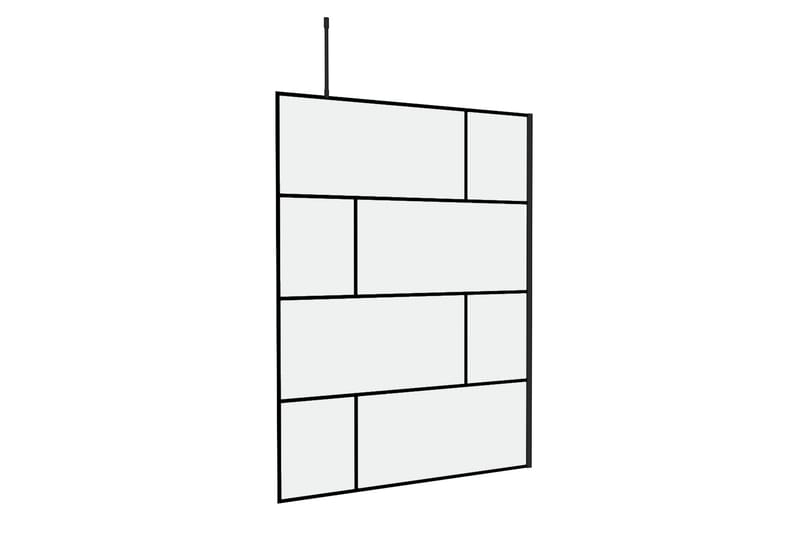 Sörby Dusjvegg 140x195 cm - Svart - Hus & oppussing - Kjøkken & bad - Baderom - Dusjer