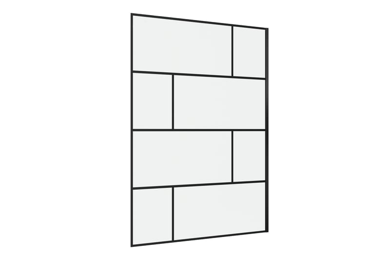 Sörby Dusjvegg 140x195 cm - Svart - Hus & oppussing - Kjøkken & bad - Baderom - Dusjer - Dusjvegger