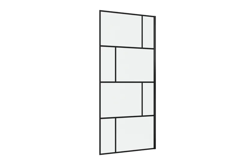 Sörby Dusjvegg 90x195 cm, Svart