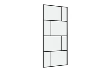Sörby Dusjvegg 90x195 cm - Svart - Hus & oppussing - Kjøkken & bad - Baderom - Dusjer - Dusjvegger