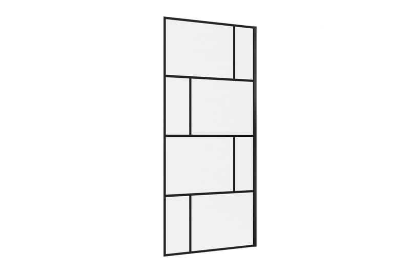 Sörby Dusjvegg 90x195 cm, Svart