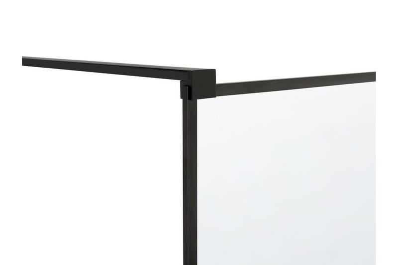 Waspam Dusjskjerm 80x190 cm - Herdet Glass/Svart - Hus & oppussing - Kjøkken & bad - Baderom - Dusjer