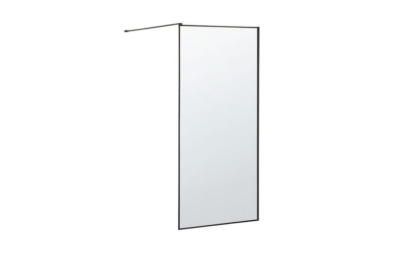 Waspam Dusjskjerm 90x190 cm - Herdet Glass/Svart - Hus & oppussing - Kjøkken & bad - Baderom - Dusjer