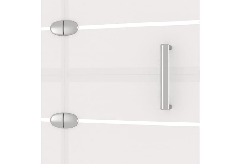 Leddet dusjdør ESG 100x140 cm hvit - Hus & oppussing - Kjøkken & bad - Baderom - Dusjer