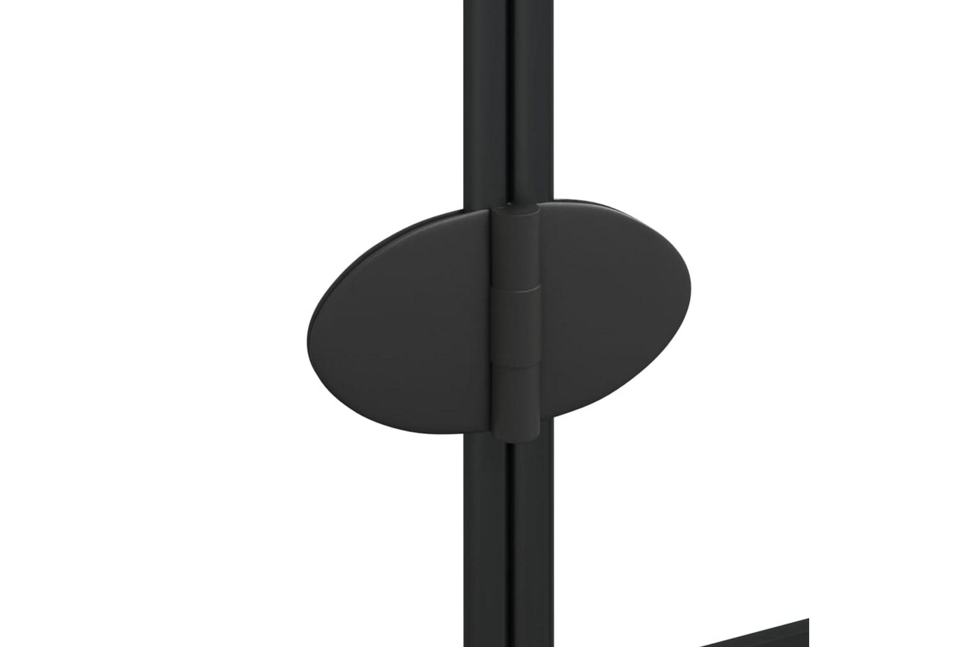 Leddet dusjdør ESG 100x140 cm svart - Hus & oppussing - Kjøkken & bad - Baderom - Dusjer