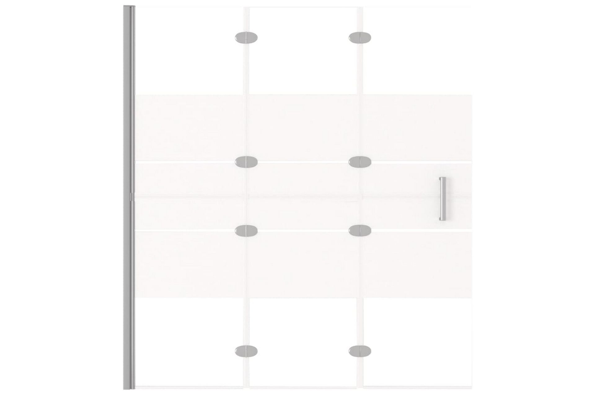 Leddet dusjdør ESG 120x140 cm hvit - Hus & oppussing - Kjøkken & bad - Baderom - Dusjer
