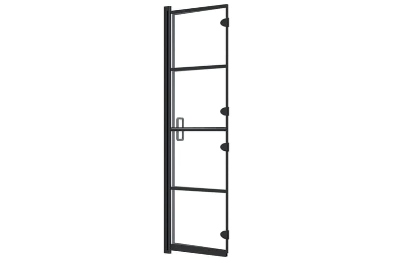 Leddet dusjdør ESG 80x140 cm svart - Hus & oppussing - Kjøkken & bad - Baderom - Dusjer