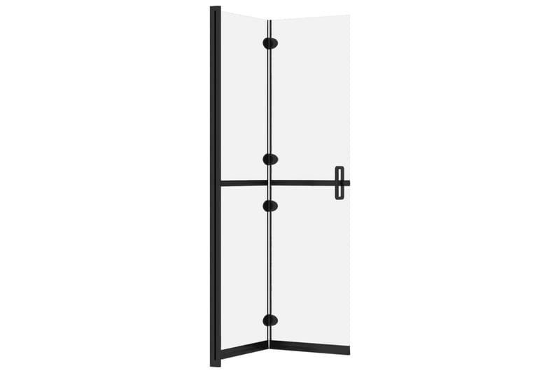 Sammenleggbar dusjvegg med frostet ESG-glass 120x190 cm - Gjennomsiktig - Hus & oppussing - Kjøkken & bad - Baderom - Dusjer