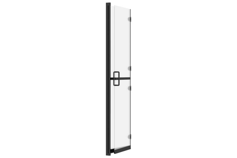 Sammenleggbar dusjvegg med frostet ESG-glass 120x190 cm - Gjennomsiktig - Hus & oppussing - Kjøkken & bad - Baderom - Dusjer