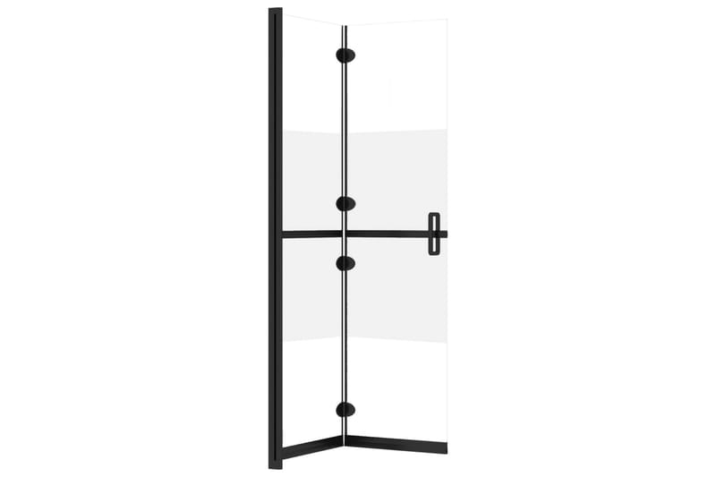 Sammenleggbar dusjvegg med halvfrostet ESG-glass 70x190 cm - Gjennomsiktig - Hus & oppussing - Kjøkken & bad - Baderom - Dusjer