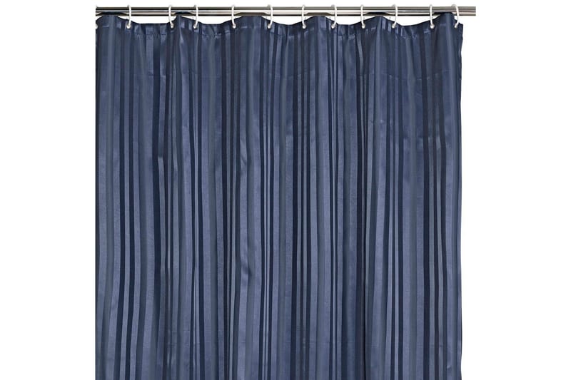 Dusjforheng 180 x 200 cm - Marineblå - Hus & oppussing - Kjøkken & bad - Baderom - Dusjutstyr & tilbehør