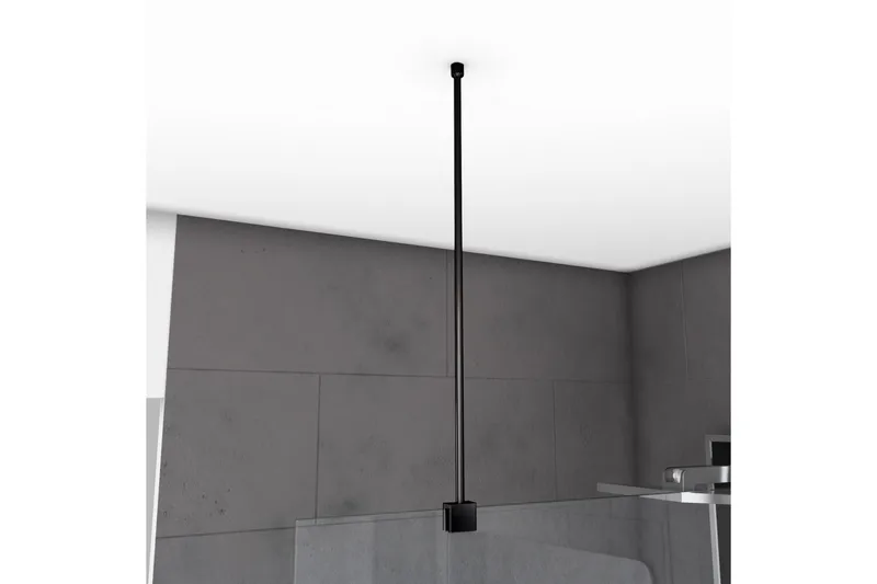 Dusjstang 60 cm, Svart