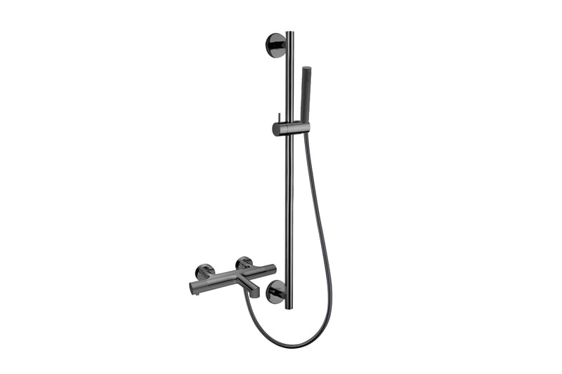 Bathlife Vidd Tapp/Sorla Blandebatteri Dusj+Badekar - Grå - Hus & oppussing - Kjøkken & bad - Baderom - Dusjutstyr & tilbehør