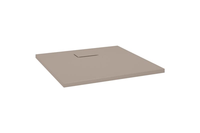 Dusjbrett SMC brun 80x80 cm - Brun - Hus & oppussing - Kjøkken & bad - Baderom - Dusjutstyr & tilbehør