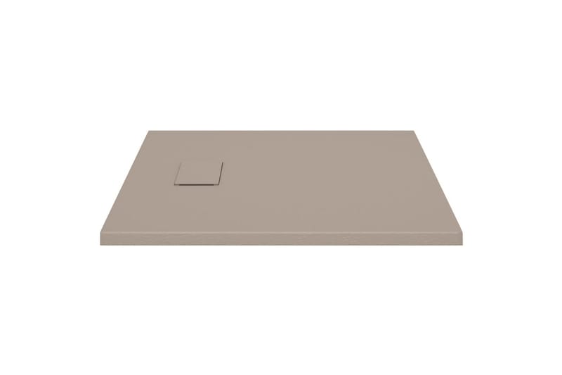 Dusjbrett SMC brun 80x80 cm - Brun - Hus & oppussing - Kjøkken & bad - Baderom - Dusjutstyr & tilbehør