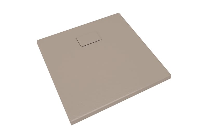 Dusjbrett SMC brun 80x80 cm - Brun - Hus & oppussing - Kjøkken & bad - Baderom - Dusjutstyr & tilbehør