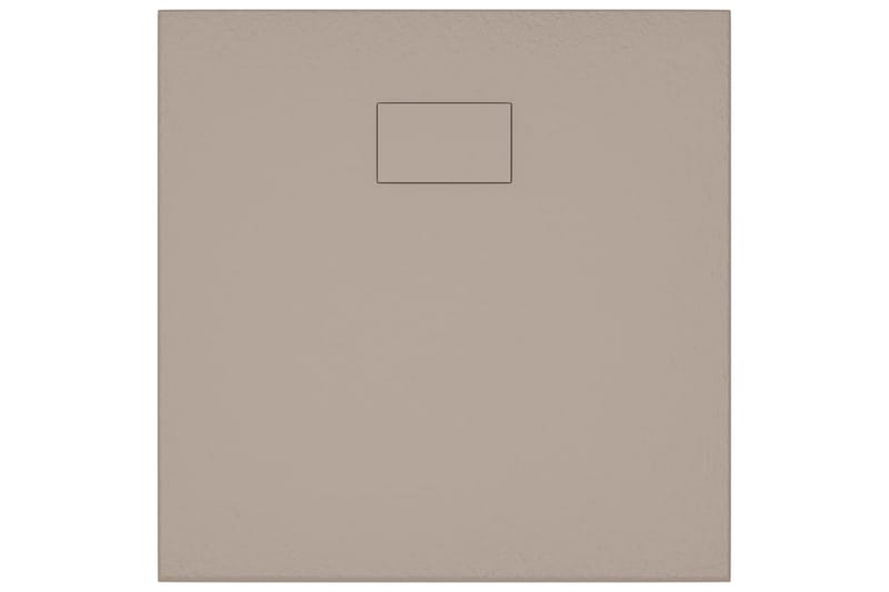 Dusjbrett SMC brun 80x80 cm - Brun - Hus & oppussing - Kjøkken & bad - Baderom - Dusjutstyr & tilbehør