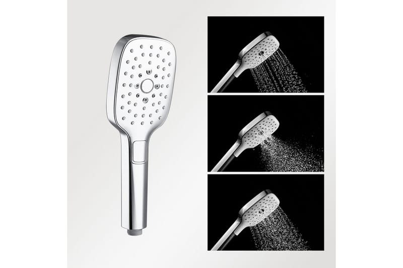Svaningen Hånddusj 26 cm - Krom - Hus & oppussing - Kjøkken & bad - Baderom - Dusjutstyr & tilbehør