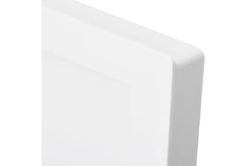 Veggnisjer til dusj med 3 rom matt hvit 41x99x9 cm - Hvit - Hus & oppussing - Kjøkken & bad - Baderom - Dusjutstyr & tilbehør