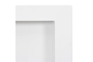 Veggnisjer til dusj med 3 rom matt hvit 41x99x9 cm - Hvit - Hus & oppussing - Kjøkken & bad - Baderom - Dusjutstyr & tilbehør