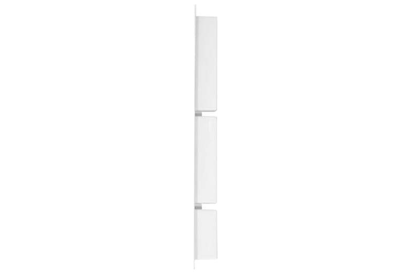 Veggnisjer til dusj med 3 rom matt hvit 41x99x9 cm - Hvit - Hus & oppussing - Kjøkken & bad - Baderom - Dusjutstyr & tilbehør