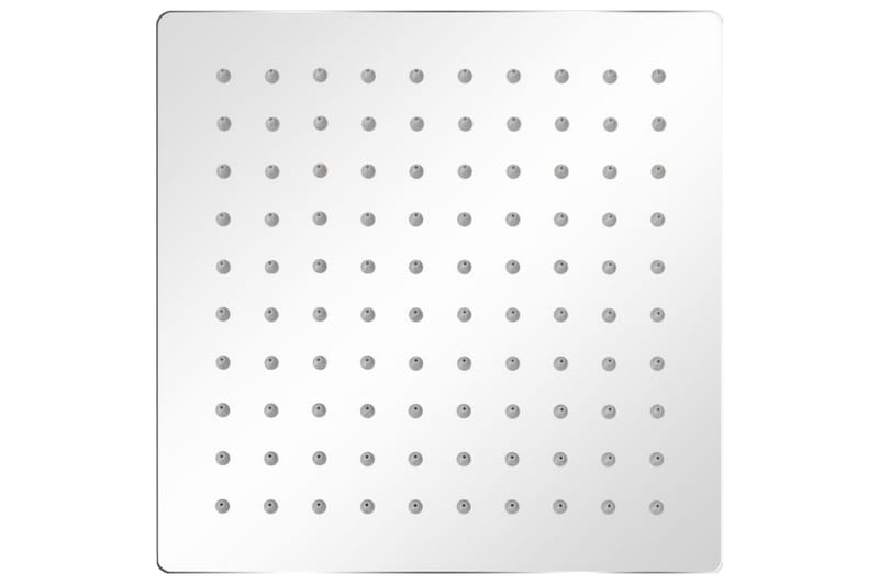 Regndusjhode 2 stk rustfritt stål 20x20 cm - Hus & oppussing - Kjøkken & bad - Baderom - Dusjutstyr & tilbehør