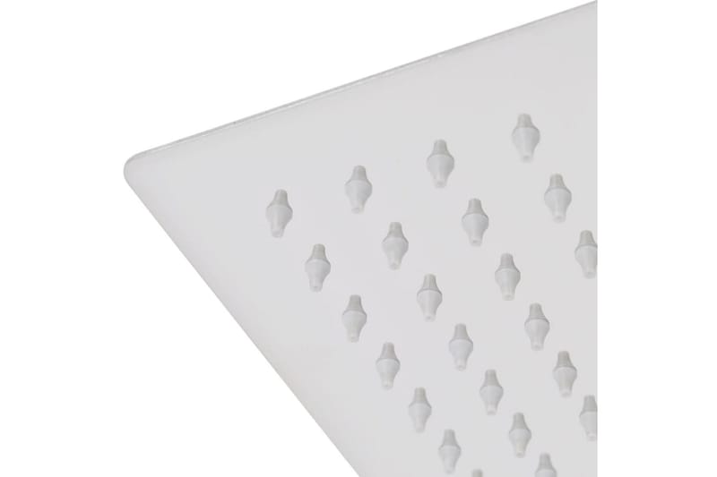 Regndusjhode 2 stk rustfritt stål 25x25 cm - Hus & oppussing - Kjøkken & bad - Baderom - Dusjutstyr & tilbehør
