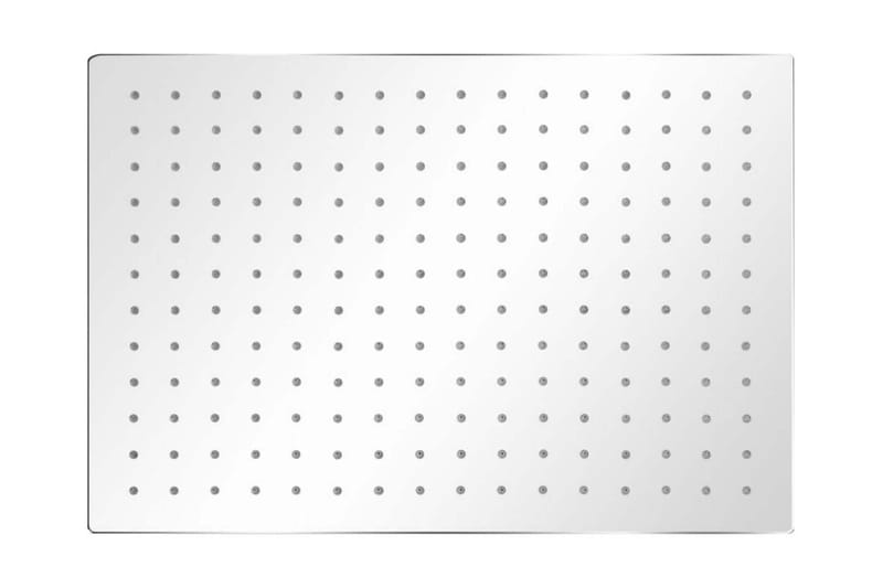 Regndusjhode 2 stk rustfritt stål 30x40 cm - Hus & oppussing - Kjøkken & bad - Baderom - Dusjutstyr & tilbehør