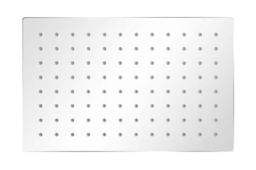 Regndusjhode Rustfritt Stål 20x30 Rektangel - Hus & oppussing - Kjøkken & bad - Baderom - Dusjutstyr & tilbehør