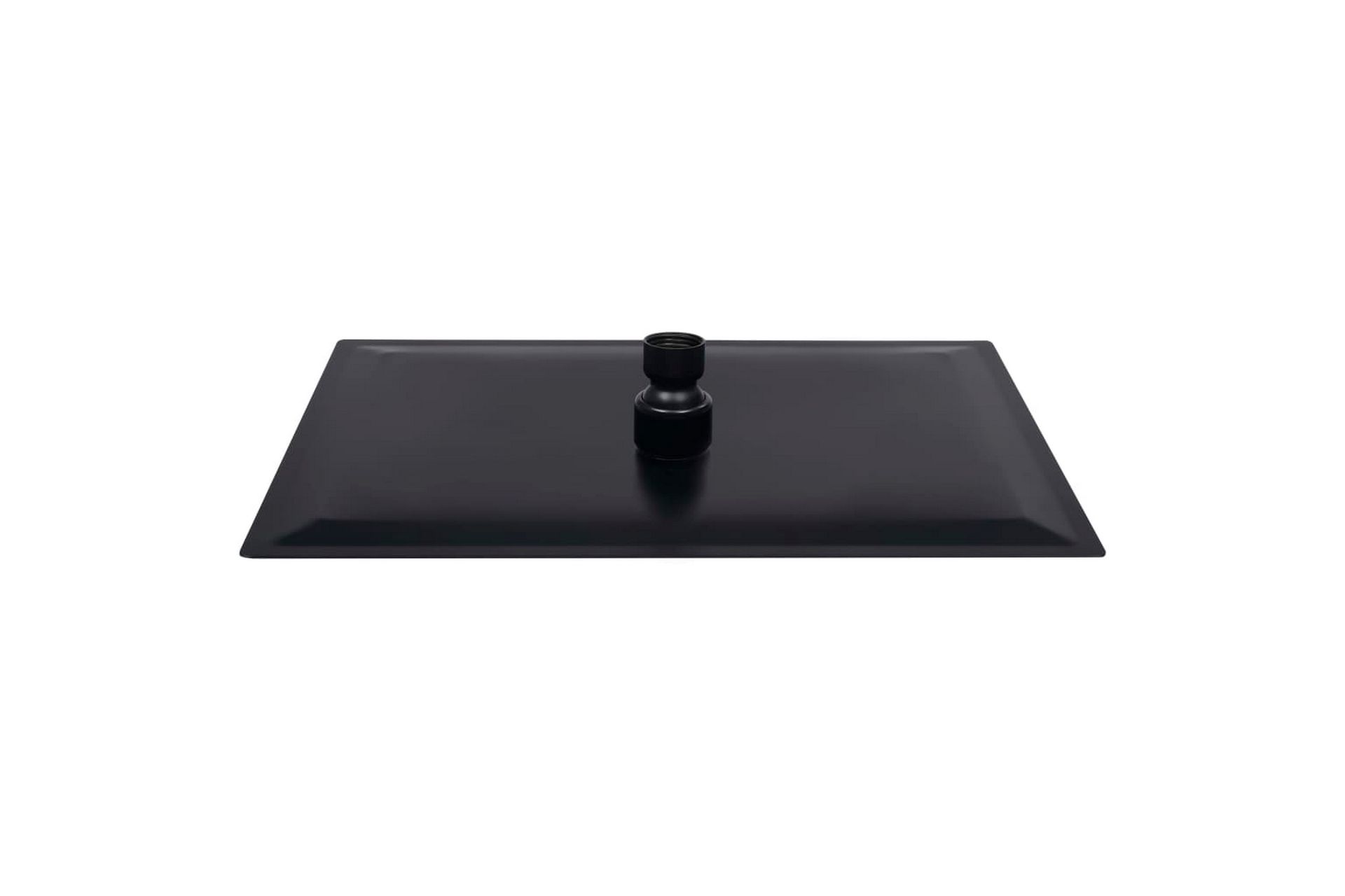 Regndusjhode rustfritt stål 30x20 cm firkantet svart - Hus & oppussing - Kjøkken & bad - Baderom - Dusjutstyr & tilbehør