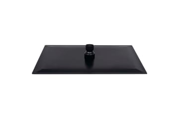 Regndusjhode rustfritt stål 30x20 cm firkantet svart - Hus & oppussing - Kjøkken & bad - Baderom - Dusjutstyr & tilbehør