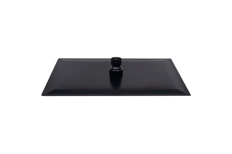 Regndusjhode rustfritt stål 30x20 cm firkantet svart - Hus & oppussing - Kjøkken & bad - Baderom - Dusjutstyr & tilbehør