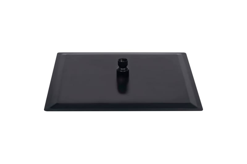 Regndusjhode rustfritt stål 40x40 cm firkantet svart - Hus & oppussing - Kjøkken & bad - Baderom - Dusjutstyr & tilbehør