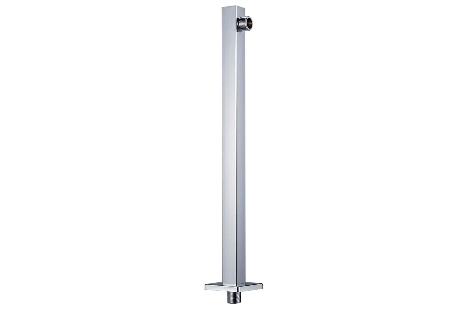 Dusjstøttearm firkantet rustfritt stål 201 sølv 40 cm - Hus & oppussing - Kjøkken & bad - Baderom - Dusjutstyr & tilbehør