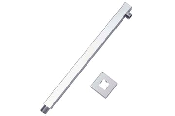 Dusjstøttearm firkantet rustfritt stål 201 sølv 40 cm - Hus & oppussing - Kjøkken & bad - Baderom - Dusjutstyr & tilbehør