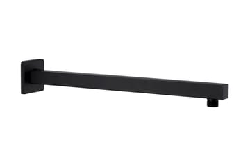 Dusjstøttearm firkantet rustfritt stål 201 svart 40 cm - Hus & oppussing - Kjøkken & bad - Baderom - Dusjutstyr & tilbehør