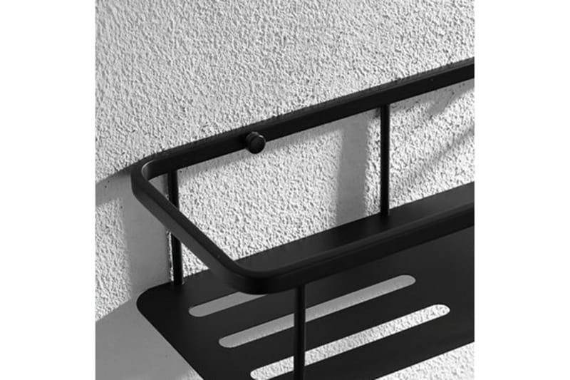 Såpeholder 13x30 cm Svart - Lyfco - Hus & oppussing - Kjøkken & bad - Baderom - Dusjutstyr & tilbehør